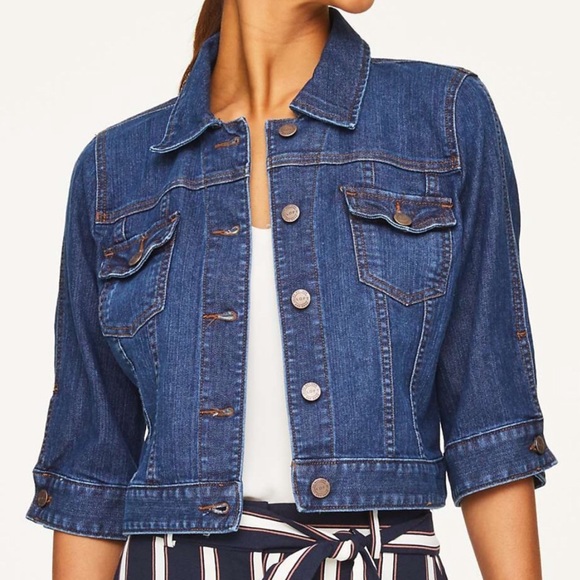 LOFT Jackets & Blazers - Loft 3/4 Sleeve Denim Jacket